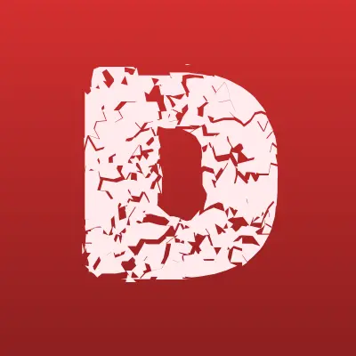 DNS, сеть супермаркетов цифровой и бытовой техники, лого-визитка